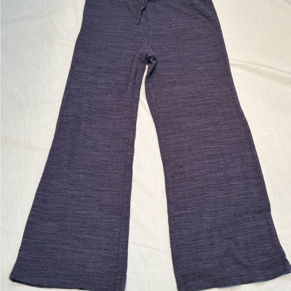 Old Navy Navy Knit Wide Leg Pants